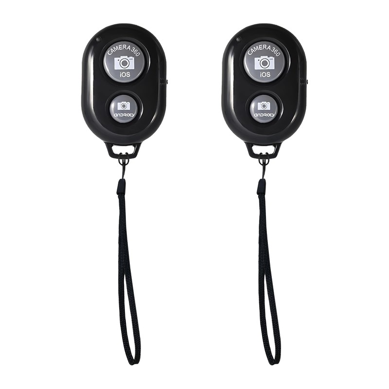 2 Pack Bluetooth Camera Remote Shutter, Selfie Stick Shutter Release