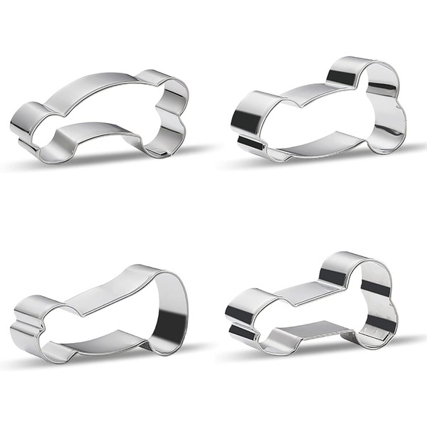 4-Piece Set of Creative Cookie Cutters，Cookie Baking Molds DIY Funny