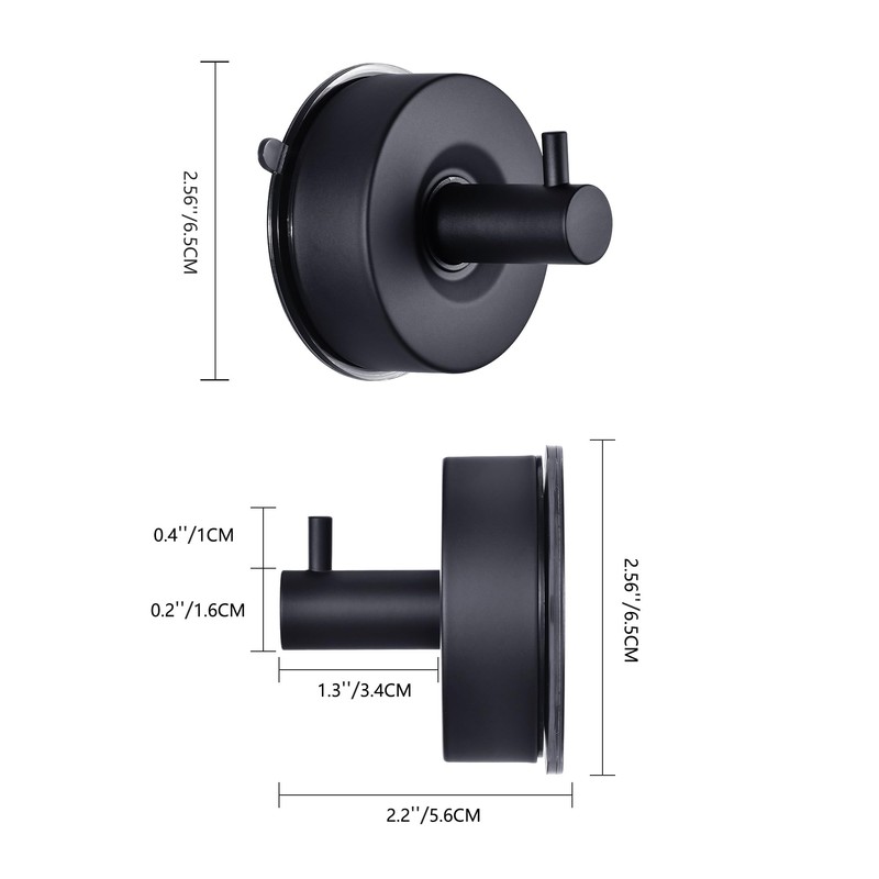 YOHOM Suction Cup Hooks for Shower Wall Bathrooms Towels Hook
