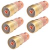 5Pcs 3/32in Gas Lens Collet Body Metal Welding Connector Replacement