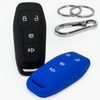 2-Pack Click&Fit Silicone Key Fob Covers for 2013-2017 Ford F-150