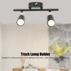 Flush Mount Ceiling Track Light Holder 2 Light Rotating Adjustable