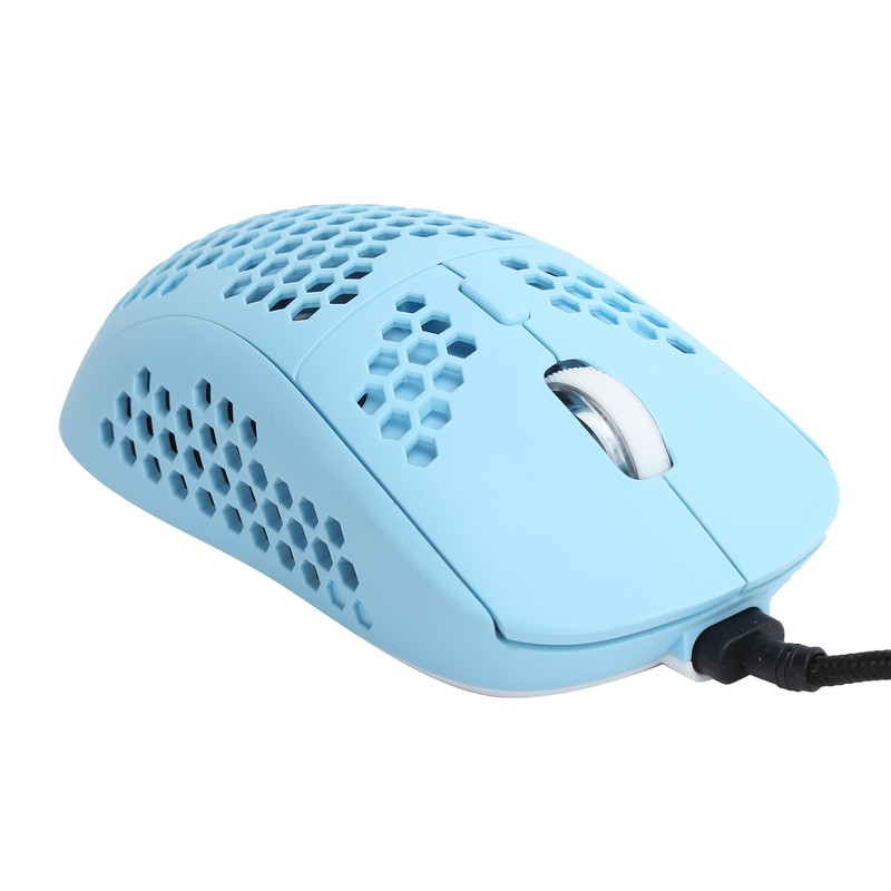 Wire Mouse Hollow Design DPI Adjustable RGB Lighting Effect Laptop