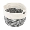 Foldable Laundry Basket Multipurpose Large Capacity Cotton Linen Woven Collapsible