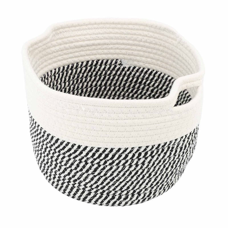 Foldable Laundry Basket Multipurpose Large Capacity Cotton Linen Woven Collapsible