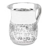 Stainless Steel Netilat Yadayim Cup – Medium 5.25” Floral Pattern