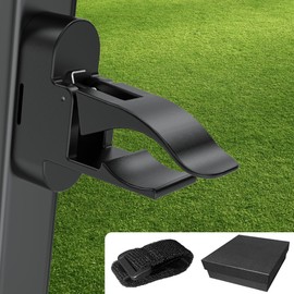 Tivora Magnetic Golf Holder Clip for Golf Cart, Sturdy Aluminium Alloy Stand, Accessories for Professional Golfers, Holds 30-70 Rings