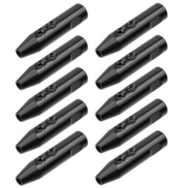 Pastlla 10 Pcs Cable Railing Sleeves Fittings, 316 Stainless Steel Wire Rope Cable Railing Kit Hardware, Hidden Stair Threaded Tensioner Swage Stud End for Wood and Metal Post(Fit 4/25" Wire Rope)