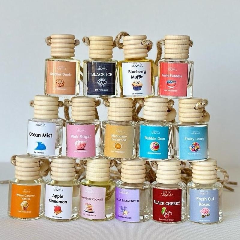 Car Air Freshener Fragrances Oil - Scents long lasting:_Vanilla
