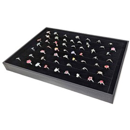 Display Board Jewellery Tray Jewellery Box Jewellery Display Case for Rings in Black