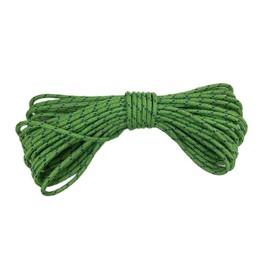 Blue Ox Rope Arborist Double Braid Polyester 9/16 inch Lime Green with Blue Tracers, Made in The USA (100 FT)