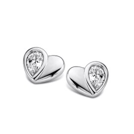 Kipling Children Sterling Silver Heart Cz Earring