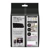 Quickle Wiper, Cleaning Tool for Floors, Fluffy Sheet, Black, Pack