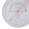 Orthopaedic Use Goniometer 360° Physical Therapy Angle Protractor Ruler for