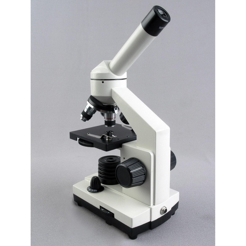 AmScope M110 Series Cordless LED Metal Frame Compound Microscope -