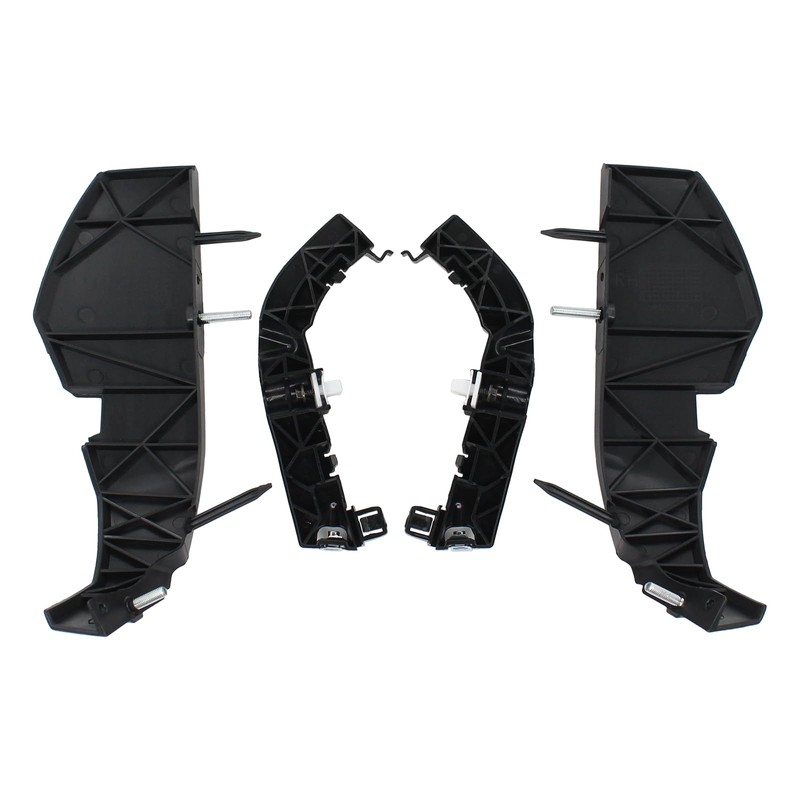 4Pcs Front Left and Right Side Bumper Support Brackets Cover