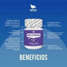 Melatonina 100 Tabletas Tableta Antes Dormir Duerme