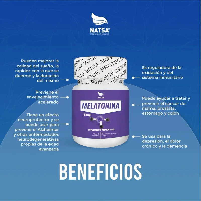 Melatonina 100 Tabletas Tableta Antes Dormir Duerme