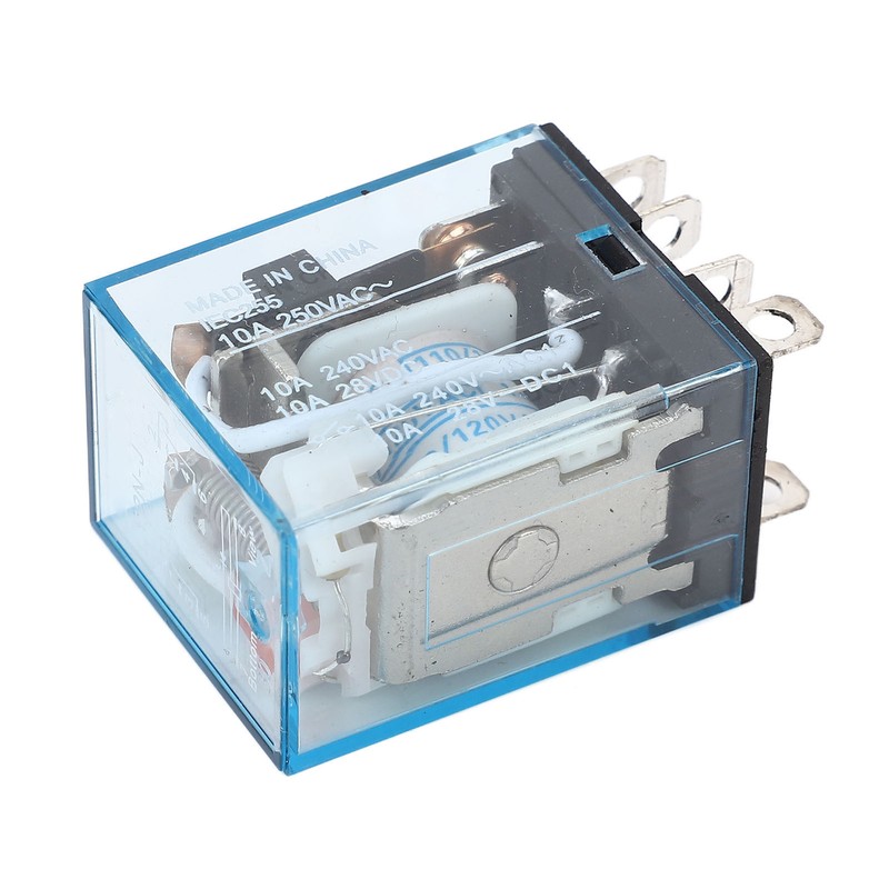 10Pcs Coil Power Relay Small Intermediate Electromagnetic 8 Pin 2