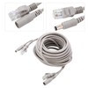 Socobeta RJ45+DC Ethernet CCTV Cable for IP Cameras NVR System