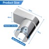 Shower Head Holder, 360° Adjustable Angle Handheld Shower Head Bracket,