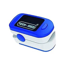 Tech-Med tm-pc30 Pulse Oximeter, Black Oled Display