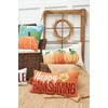 C&F Home Pumpkin Trio Hooked Throw Pillow 12" x 24"