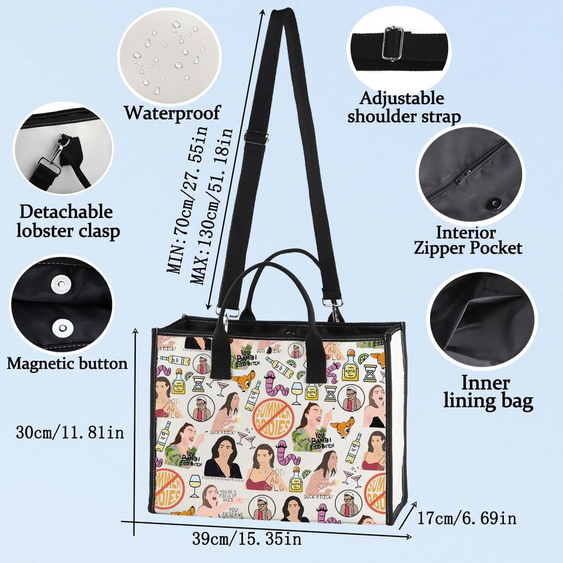 LEVLO Vanderpump Reality TV Show Cosmetic Makeup Bag Vanderpump Fans