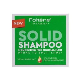 Foltene PHARMA Solid Shampoo Bar – Nourishing Solid Shampoo for Normal Hair Prone to Split Ends – Vegan, Sulfate-Free Hair Cleanser with Apricot & Jojoba Oil – 97% Natural Origin Beauty Soap Bar – 75g