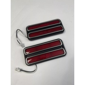 KK 1967-1972 LED Chevy GMC C10 C20 Truck Rear Side Marker Fender Lights Pair