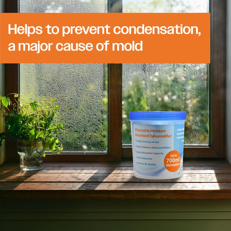 Prem-I-Air Desiccant Moisture Absorber Controller Drying Dehumidifier Reduces Damp, Humidity