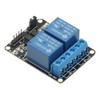 2Pcs 5V 2 Channel DC 5V Relay Module High and