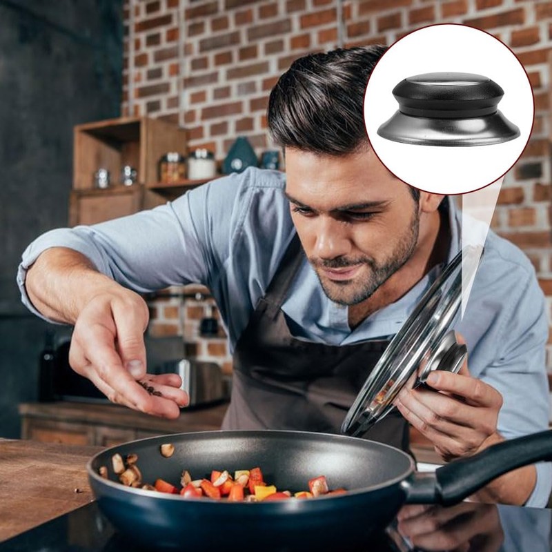 Rairsky Pack of 10 Pot Lid Handles, Lid Handle for