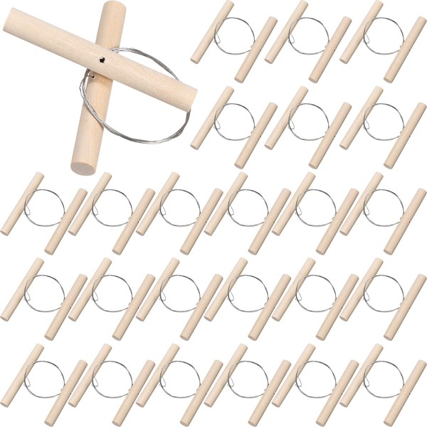Yalikop 30 Pcs Wire Clay Cutter with Wood Handle Easy