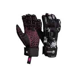 Radar Lyric Inside-Out Waterski Glove - Tulip/Black/White - XXS