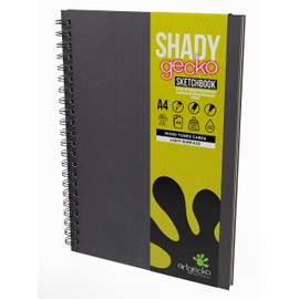 Artgecko Mixed Toned Sketch Book A4 Portrait - 80 Pages (40 Sheets) Mixed Card Stock
