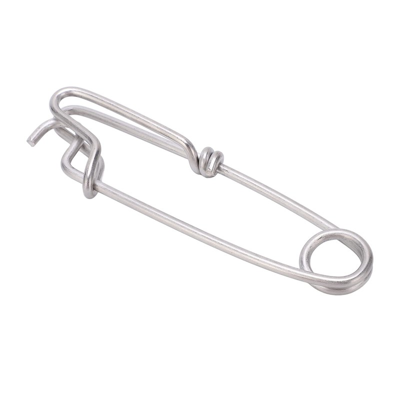 Closed Eye Fishing Clips Snap, Long Line Clips Snap Polished
