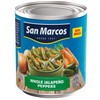 San Marcos Whole Jalapenos, 6 Lb, 97 oz, Carefully handpicked