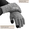 Rahhint Wool Winter Gloves Men Women Fleece lined Knit Gloves