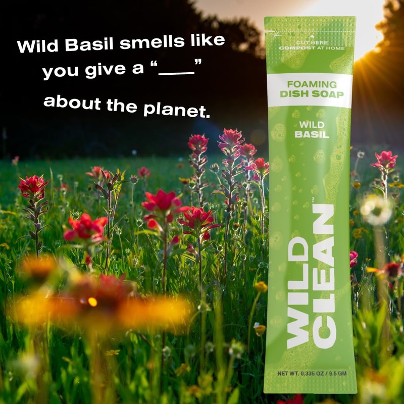 Wild Clean | Foaming Dish Soap Refill Powders | Eco