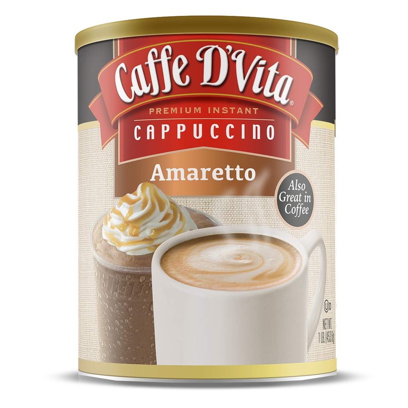 Caffe D'Vita Amaretto Cappuccino Mix - Amaretto Cappuccino Instant Mix,