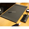 Dacasso Pad with Side Rails Luxury Leather Blotter for Writing-Executive