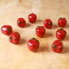 Ceramic Apple Cabinet Knobs, Kitchen Drawer Knobs, Country Decor -