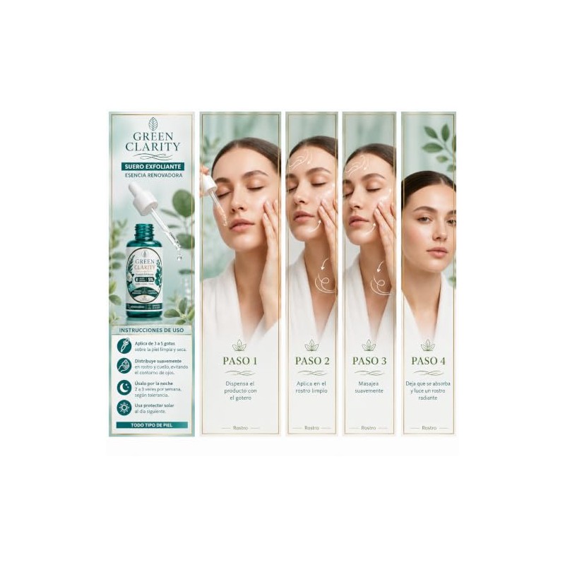 Green Clarity Esencia Exfoliante con Ácido Láctico 5%