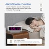 Alarm clock bedroom alarm clock with atmosphere light gradient color