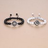 coai Partner Bracelets with Charm, Base Metal, black