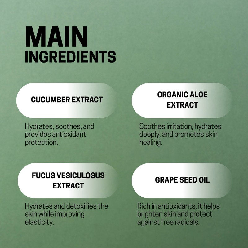 JOSERISTINE Cucumber Cleansing Milk 200ml & 1000ml/ 100% Vegan/ By