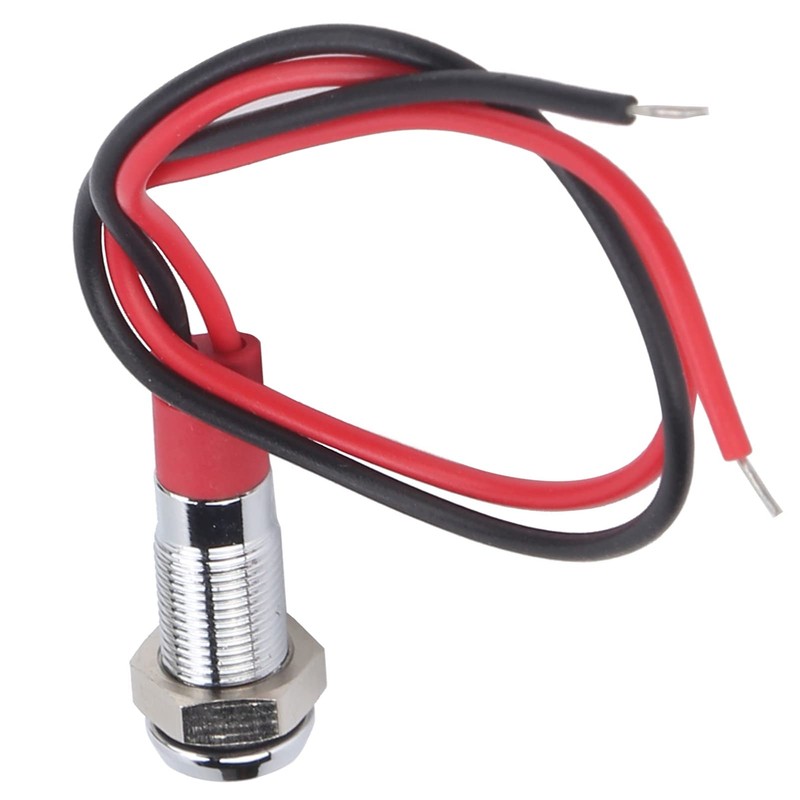 LED Metal Indicator Light Lamp 6 mm 6 V Waterproof