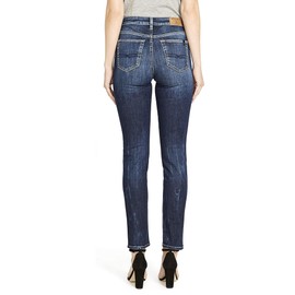 Buffalo David Bitton Women's Carrie Mid Rise Slim Jeans, Reckless Blue, 32