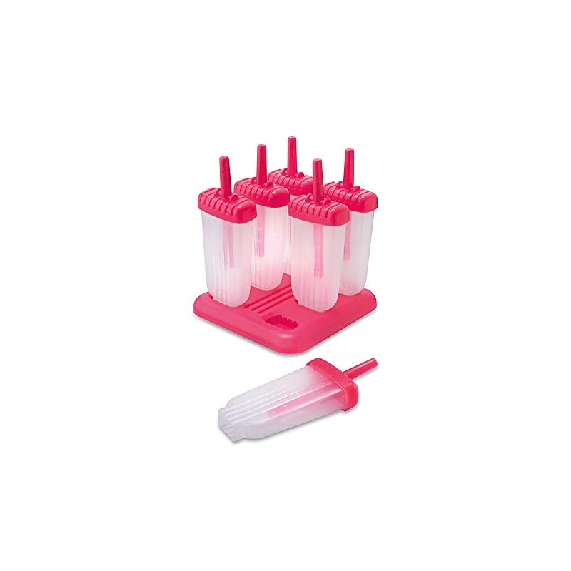 Eddingtons 732003 Fab Lolly Mould, Set of 6, BPA Free,
